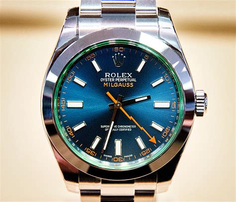 milgauss z blue rolex|Rolex Milgauss z blue review.